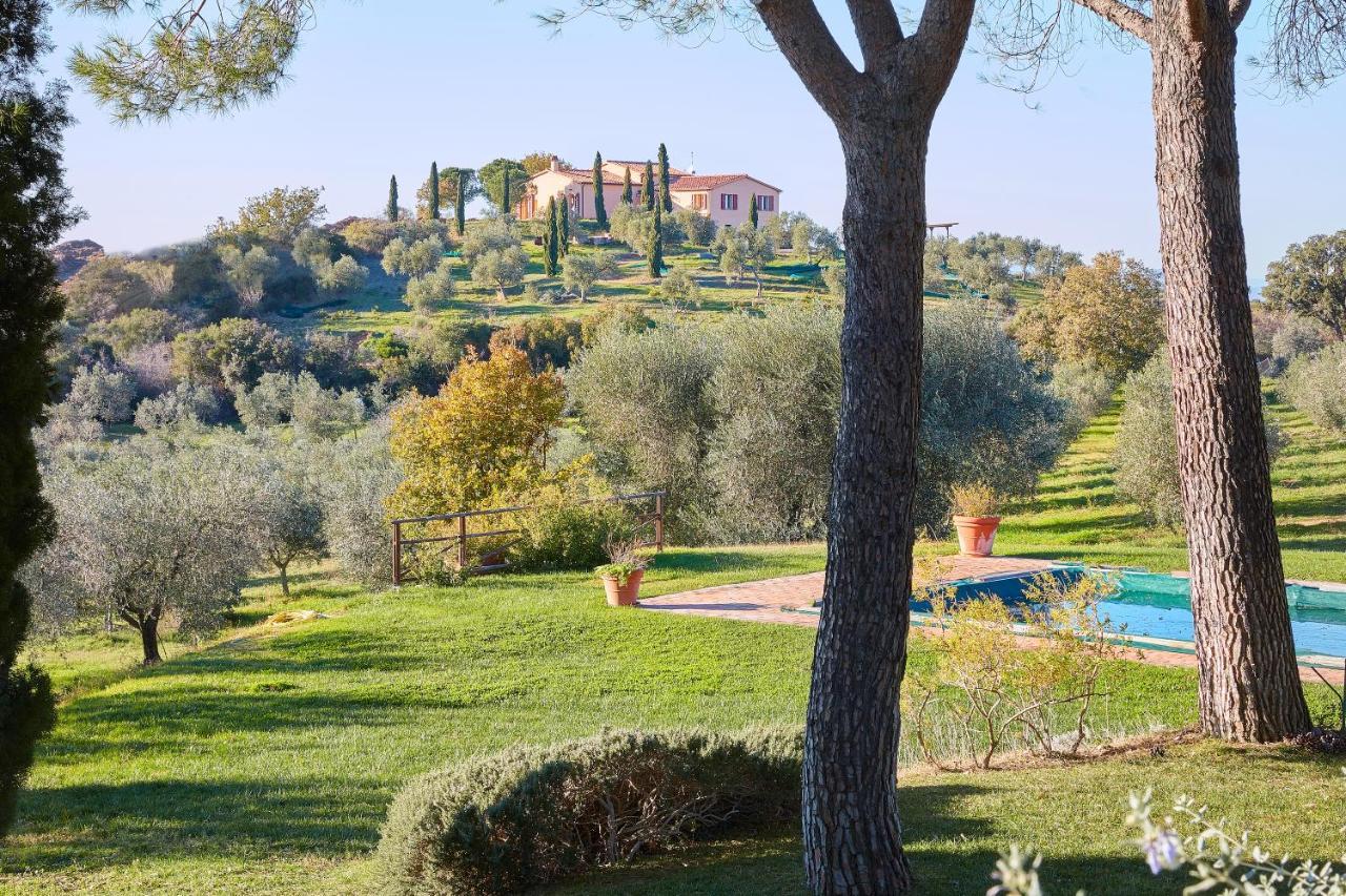Poggio Tamantino, Villa Con Piscina In Maremma Poggio Cavallo ภายนอก รูปภาพ
