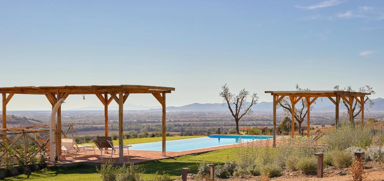 Poggio Tamantino, Villa Con Piscina In Maremma Poggio Cavallo ภายนอก รูปภาพ